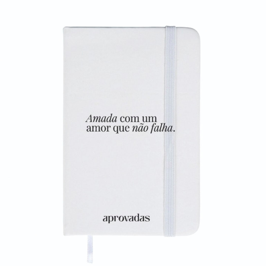 Caderneta "Amada com um amor que não falha."